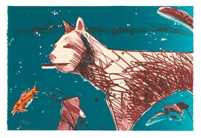 Joe Baker, Pussy and Fish, 1982