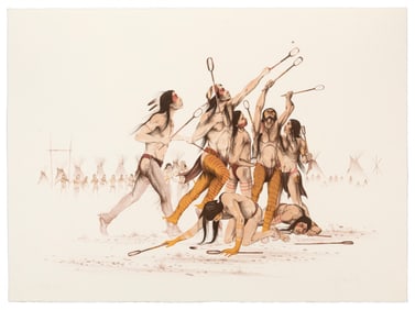 Donald Vann, Tribal Games (State II), 1985