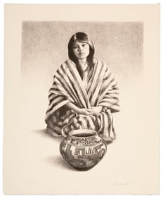 Don Seegmiller, Untitled (Girl with Pot)