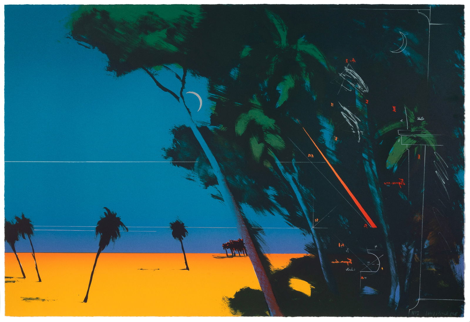 Wulf Erich Barsch, Untitled (Seascape), 1988 (1 of 2)