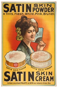 Albert Wood, Satin Skin Advert, ca. 1903