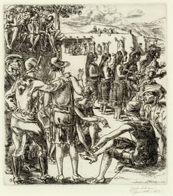 John Sloan, Knees and Aborigines, 1927