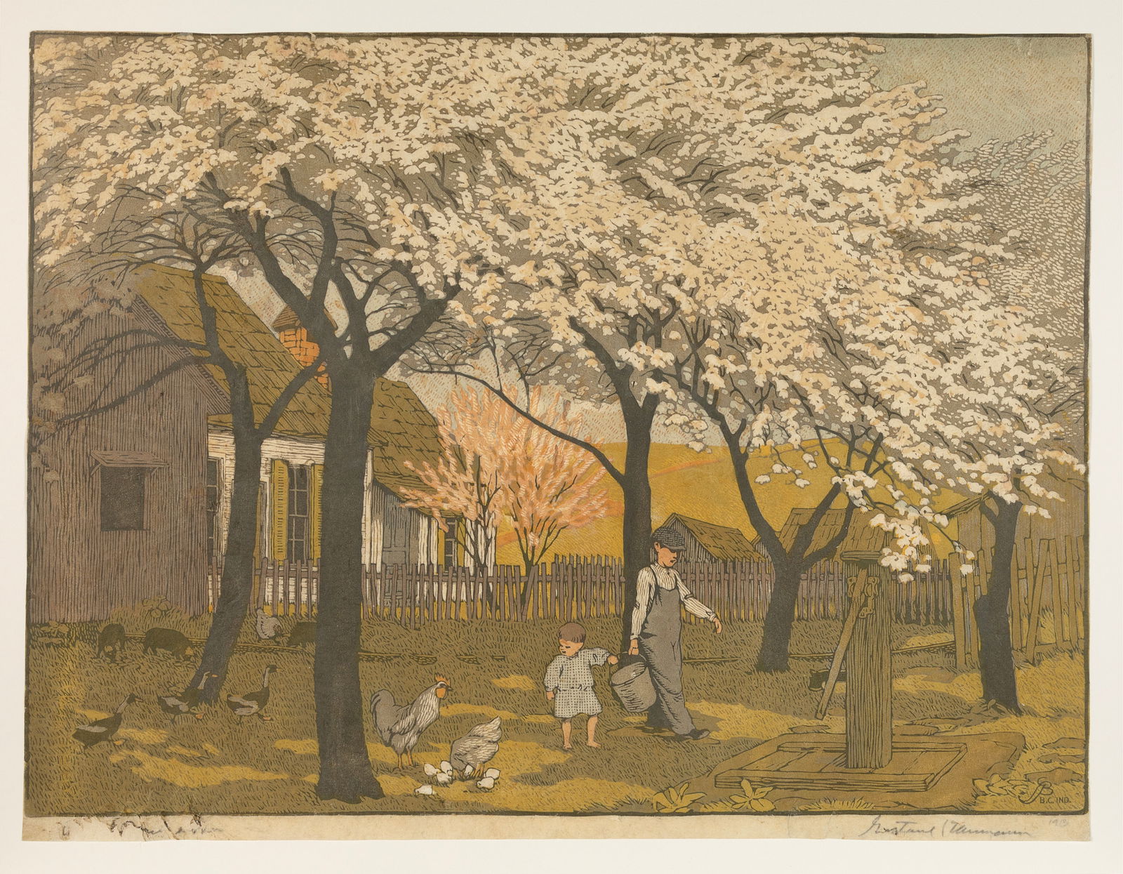 Gustave Baumann, Plum and Peach Bloom, 1913 (1 of 2)