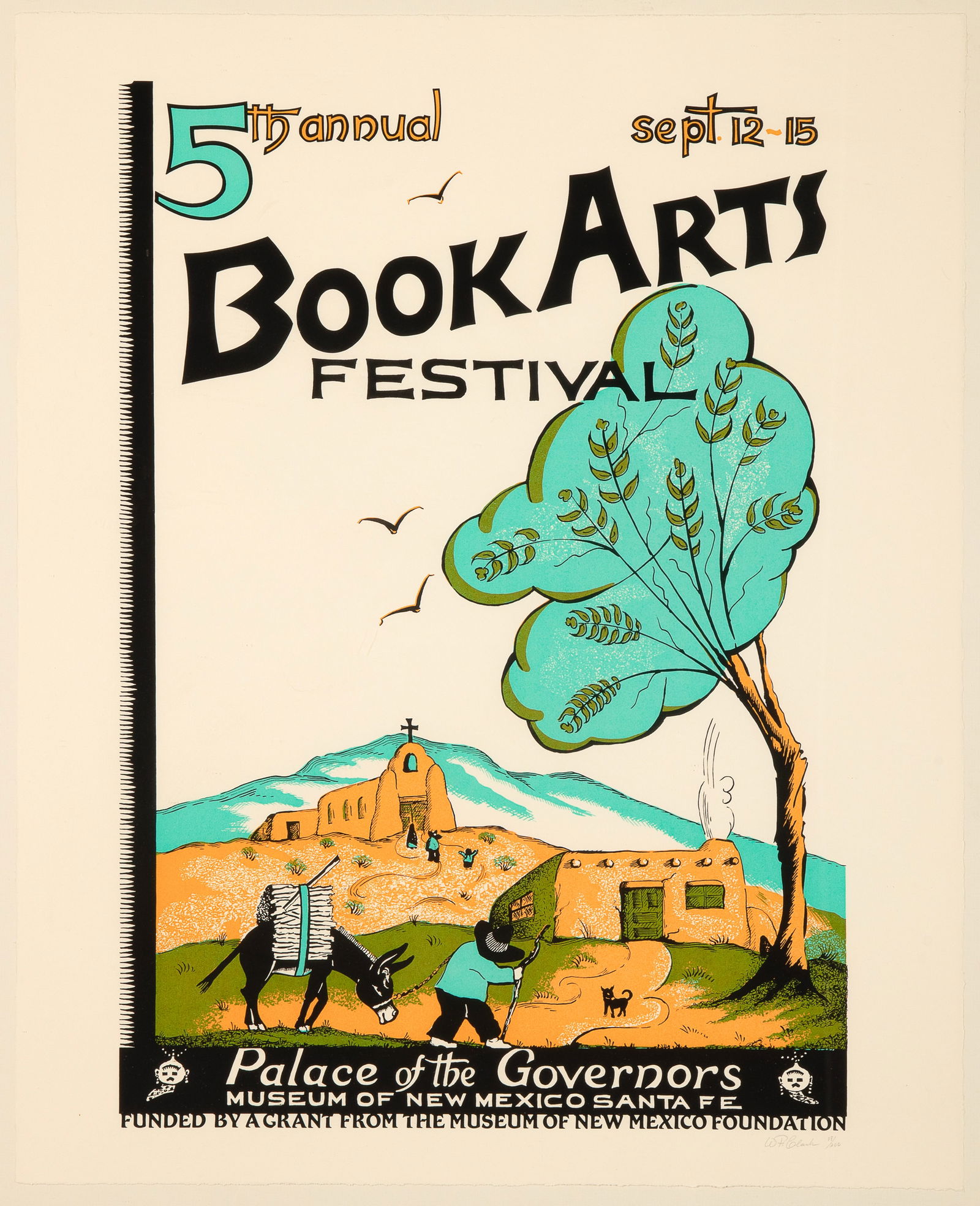 Willard Clark, Book Arts Festival Poster (1 of 2)