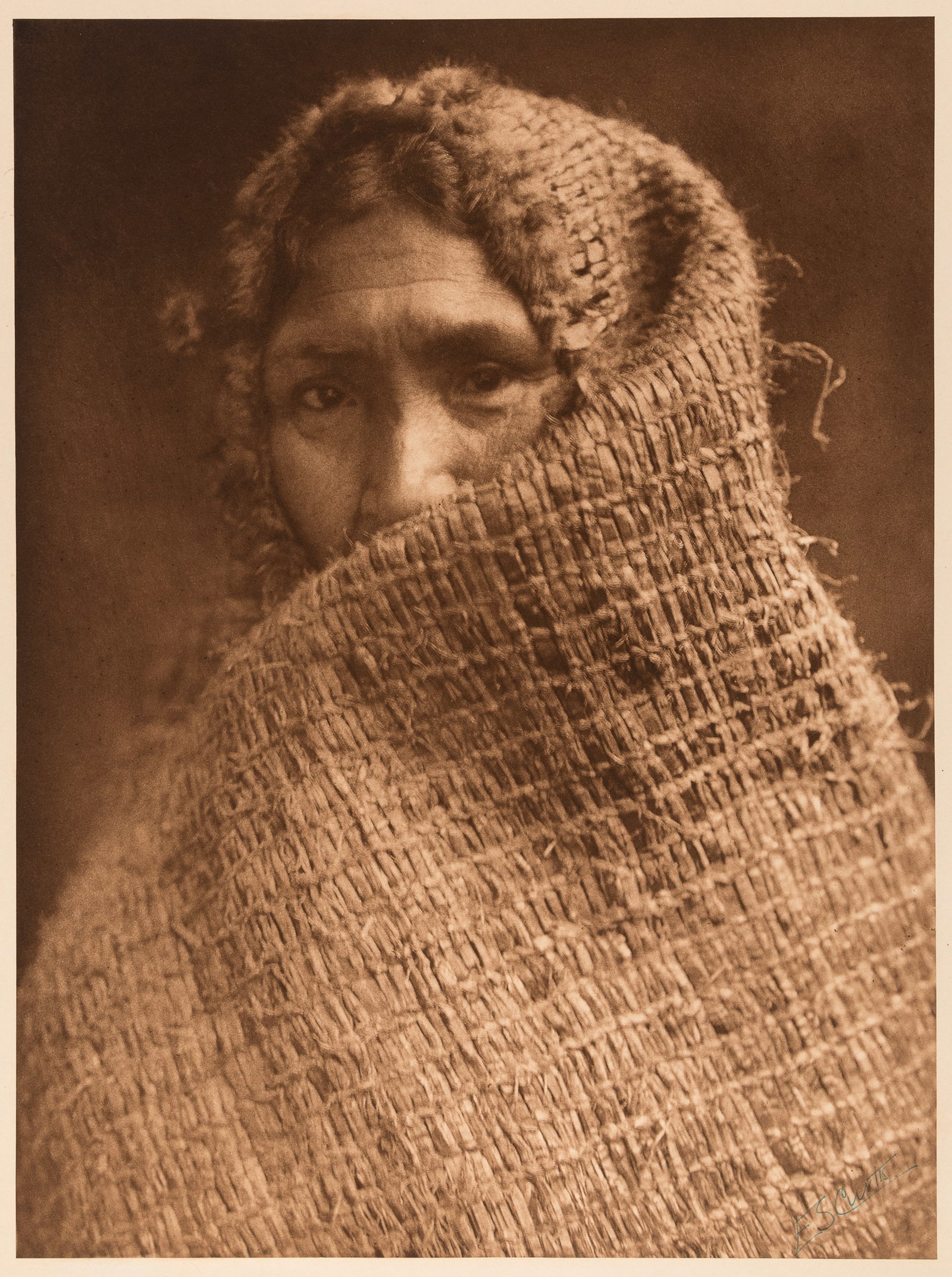 Edward S. Curtis, A Hesquiat Woman, 1915, proof print (1 of 2)