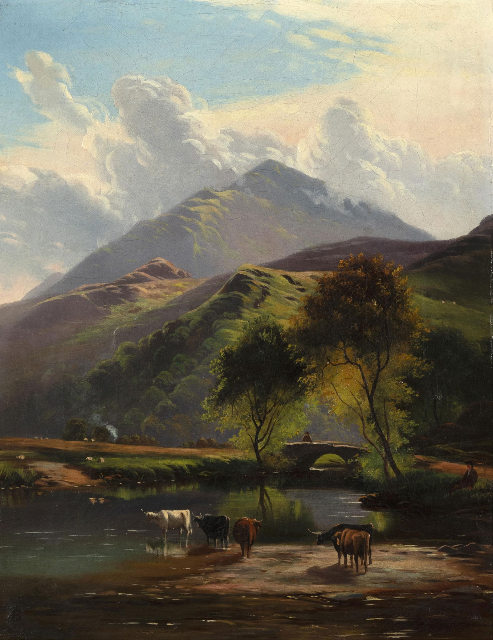 Alfred de Breanski, Untitled (Pastoral Landscape) (1 of 2)