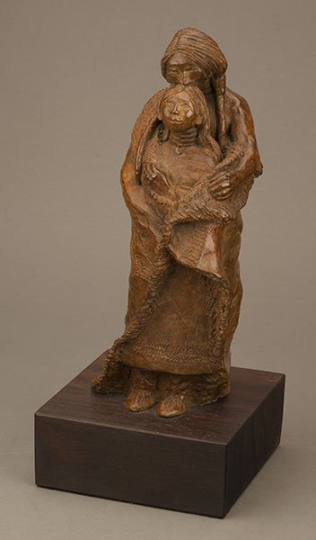 Carol Whitney (b.1936), Beloved, 3/10: Carol Whitney (b.1936), Beloved,3/10, 2000 Media: bronze Dimensions: 10 5/8 x 4 1/4 x 4 1/8 inches Signature: edition, dated and signed: 3/10 / 2000 Whitney Provenance: Ernest