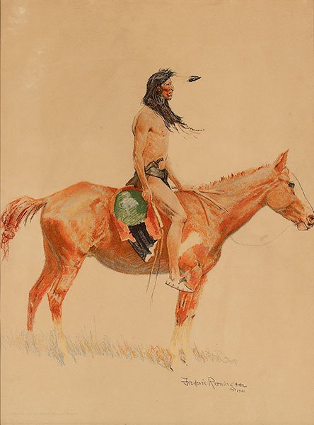 Frederic Remington (1861-1909), The Cheyenne Buck: Frederic Remington (1861-1909), The Cheyenne Buck, 1901 Media: chromolithograph Dimensions: 19 5/8 x 14 3/4 inches Signature: signed lower right: Frederic Remington / 1901 inscribed lower left: