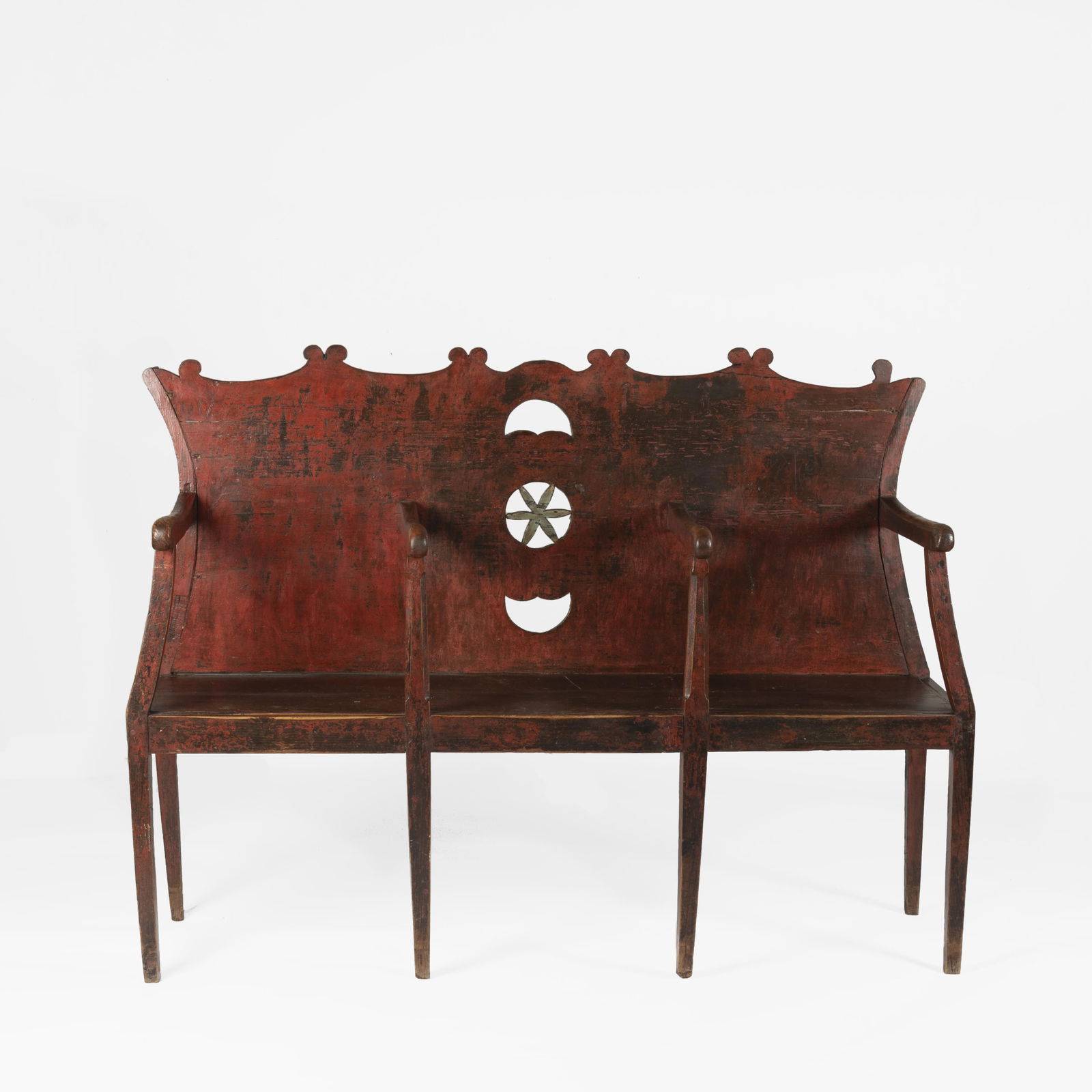Aragon, 17th Century Spanish Bench (1 of 3)