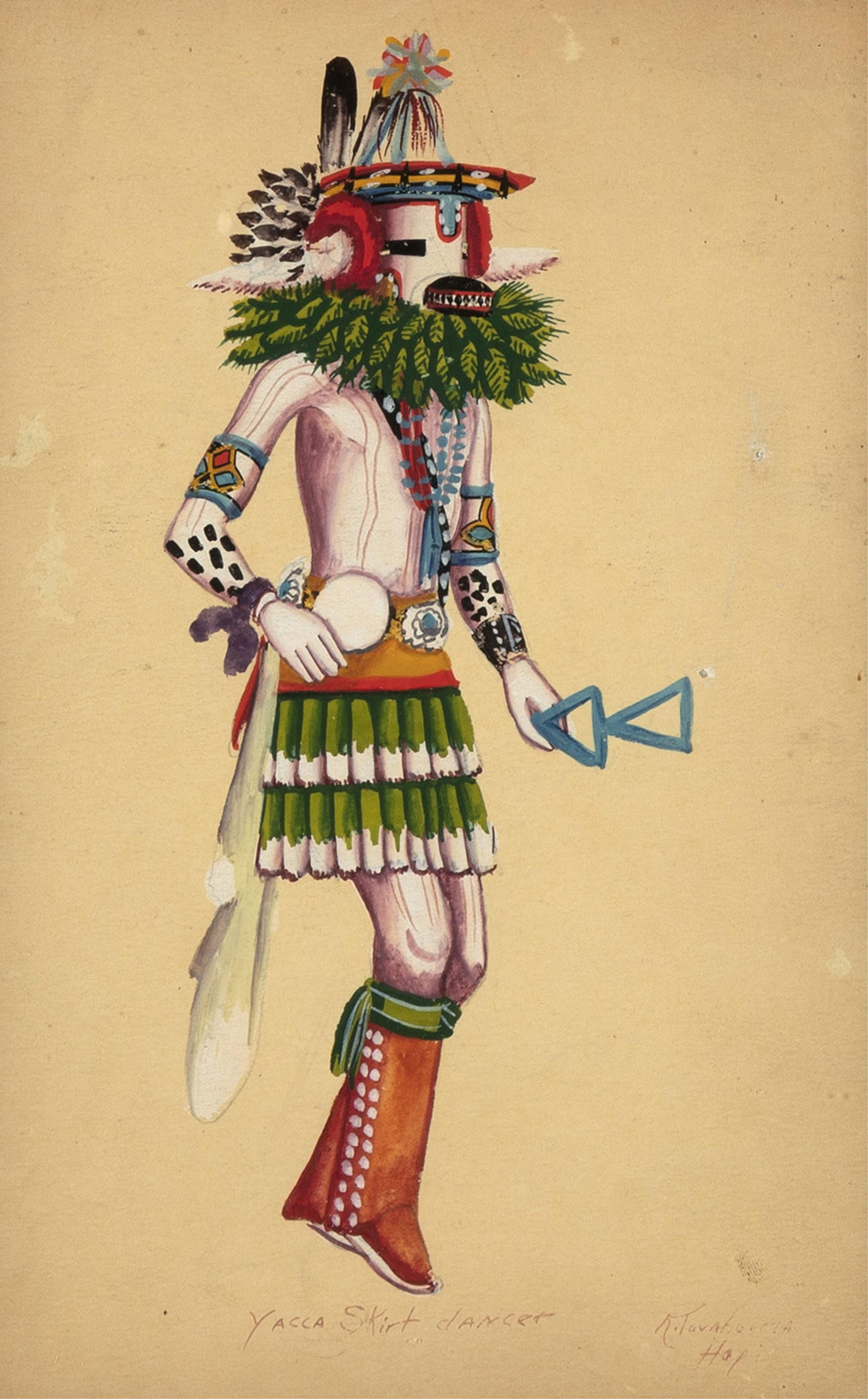 Kyrate Tuvahoéma, Yacca Skirt Dancer (1 of 2)