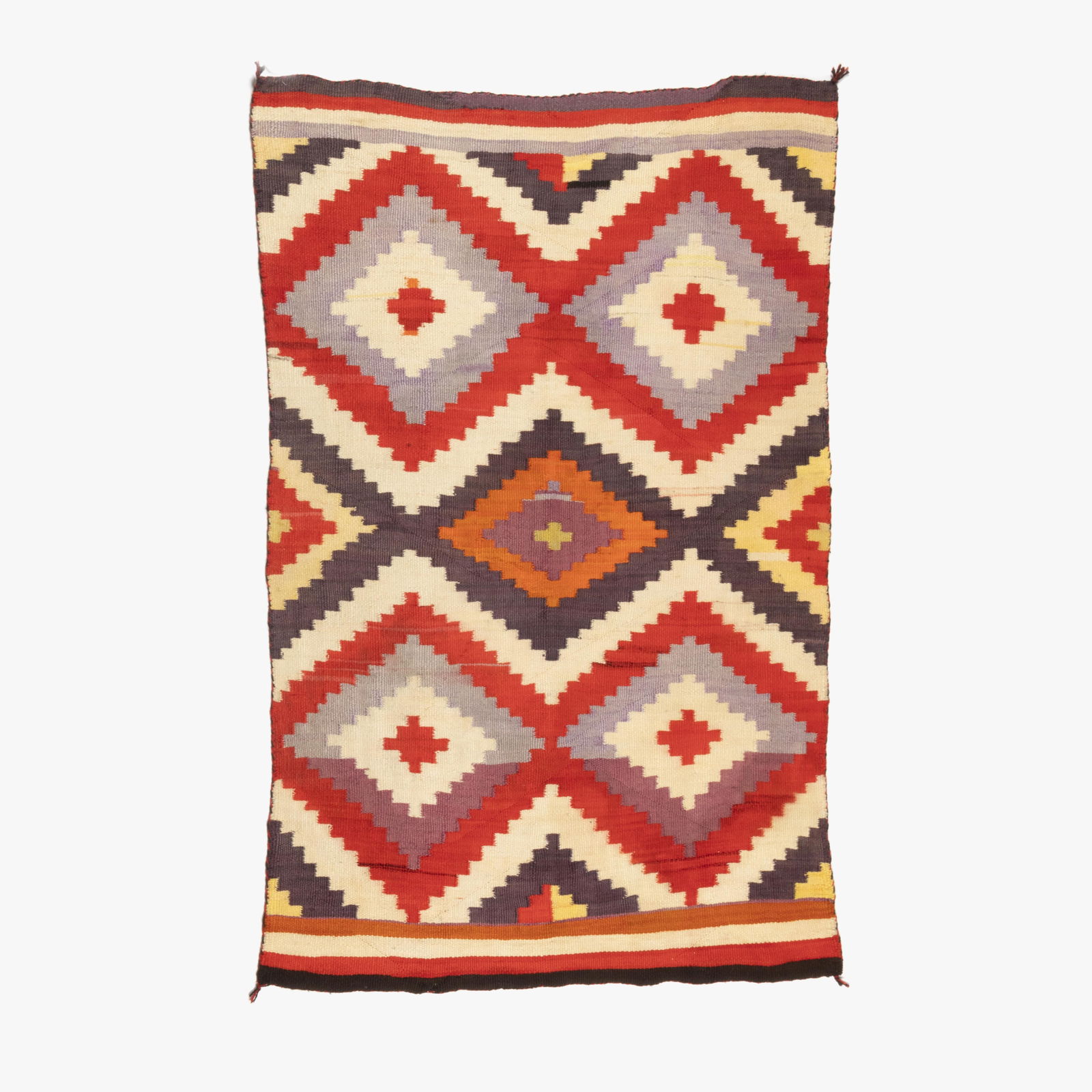 Diné [Navajo], Eyedazzler Blanket, ca. 1890 (1 of 4)