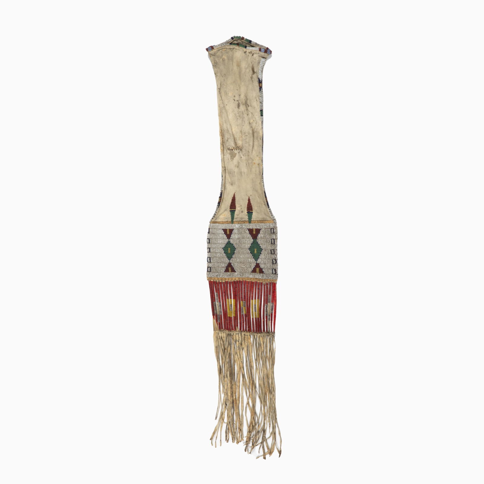 Sioux Artist Once Known, Beaded Pipe Bag, ca. 1880 (1 of 2)