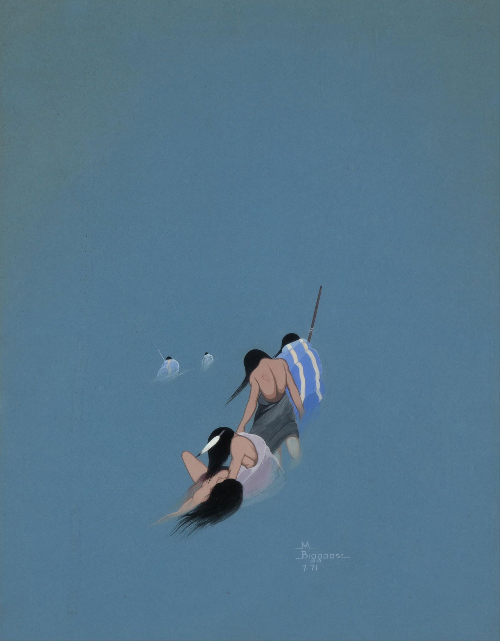 Mars Biggoose, Untitled (Figures), 1971 (1 of 2)