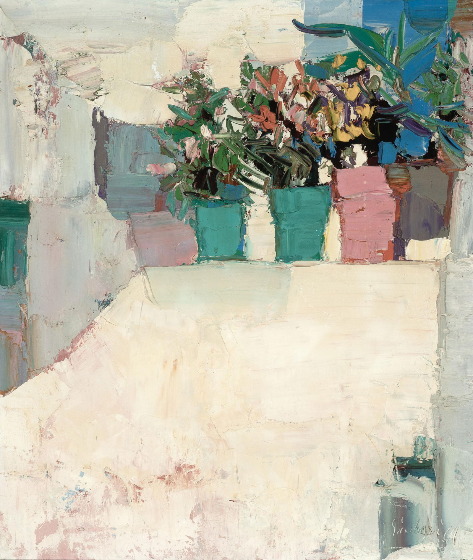 Nicola Simbari, White Wall, 1964 (1 of 3)