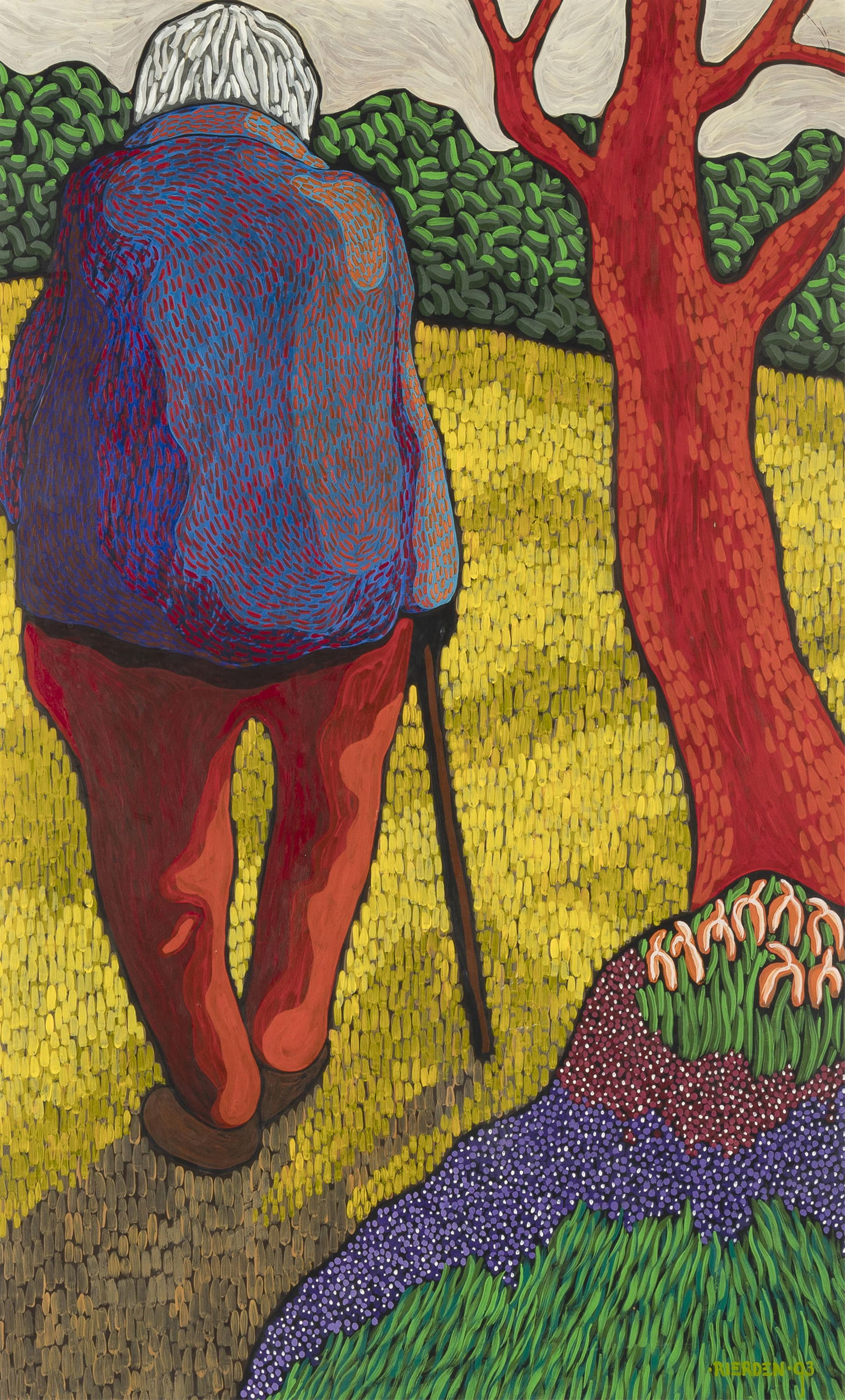 Tom Rierden, Clyde with Cane (1 of 3)