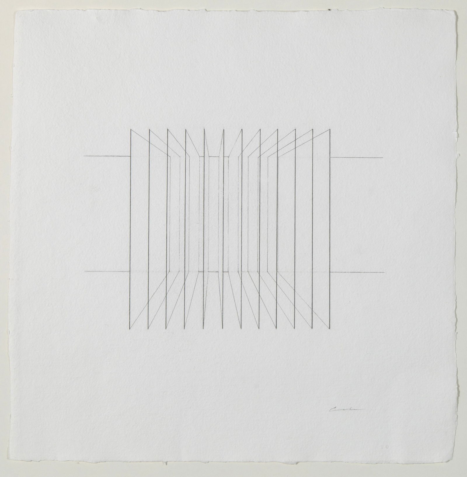 Michelle Cooke, Twelve Glass Drawing, 2012 (1 of 2)