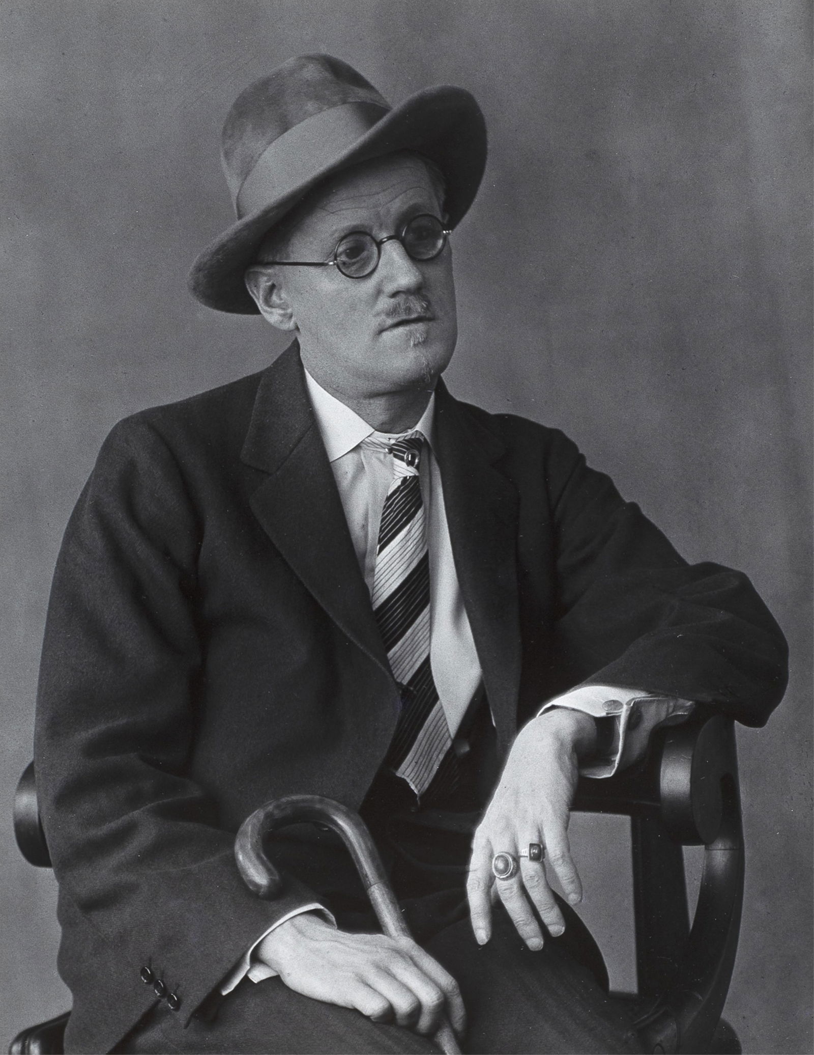 Berenice Abbott, (1898 - 1991), James Joyce, 1928 / ca. 1985, gelatin silver, 13 5/8 x 10 1/2 in. (1 of 5)