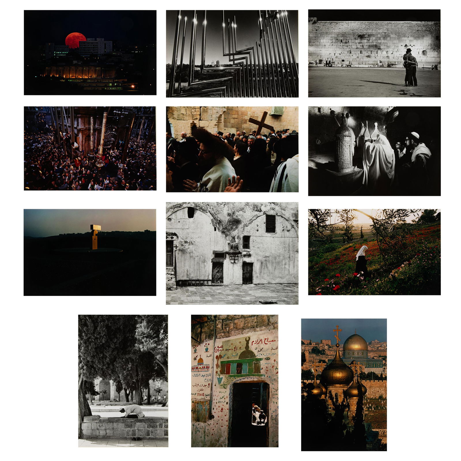 Various Artists , Jerusalem: City of Mankind, 1973, dye-transfer (7); gelatin silver (5); edition 20 (1 of 20)