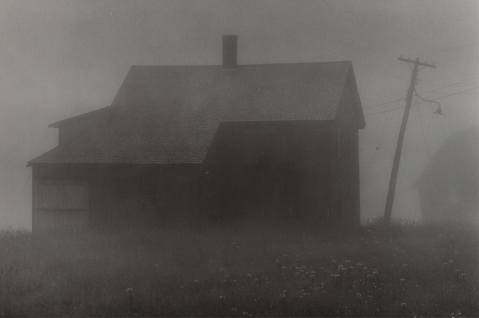 George Tice, House in Fog, Jonesport, Maine, 1971 / 1980 (1 of 3)