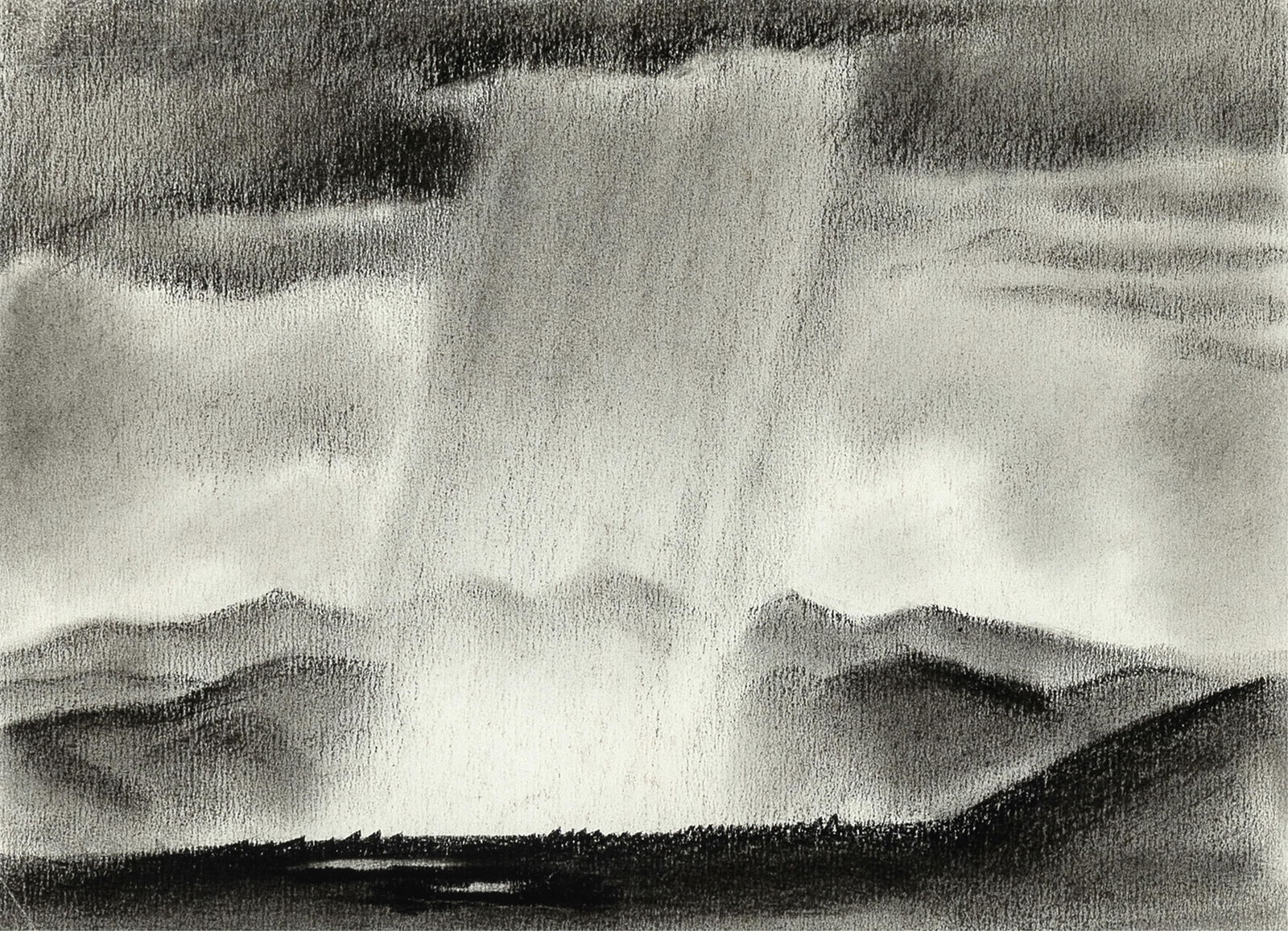 Gene Kloss, (1903 - 1996), Untitled (Walking Rain) (1 of 3)