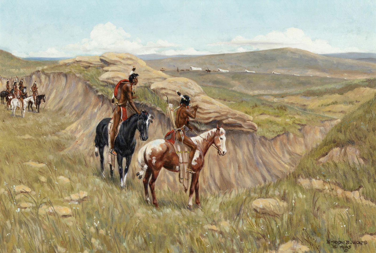 Byron B. Wolfe, Wagon Watchers, 1965 (1 of 3)