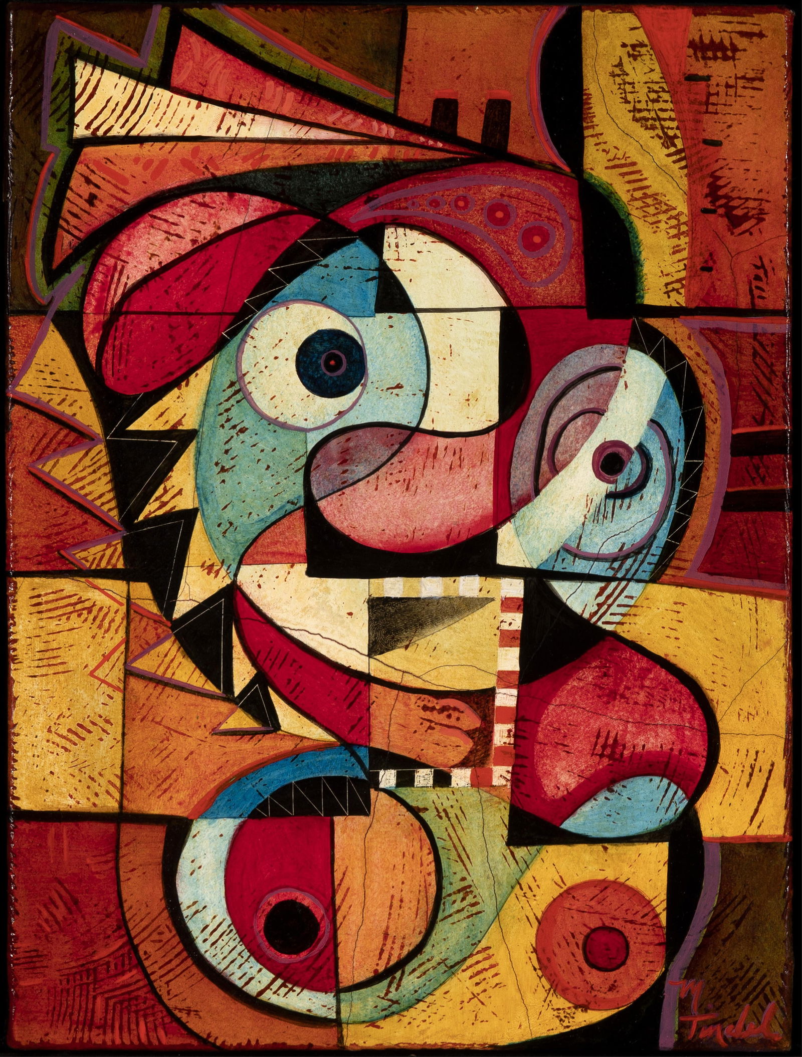 Margarete Bagshaw, Crazy Inside Myself, 2004: Margarete Bagshaw(Santa Clara, 1964 - 2015)Crazy Inside Myself, 2004oil on canvas on panelsigned lower right: M. / Tindelinscribed verso: "Crazy inside My Self" / Margarete Bagshaw - Tindel