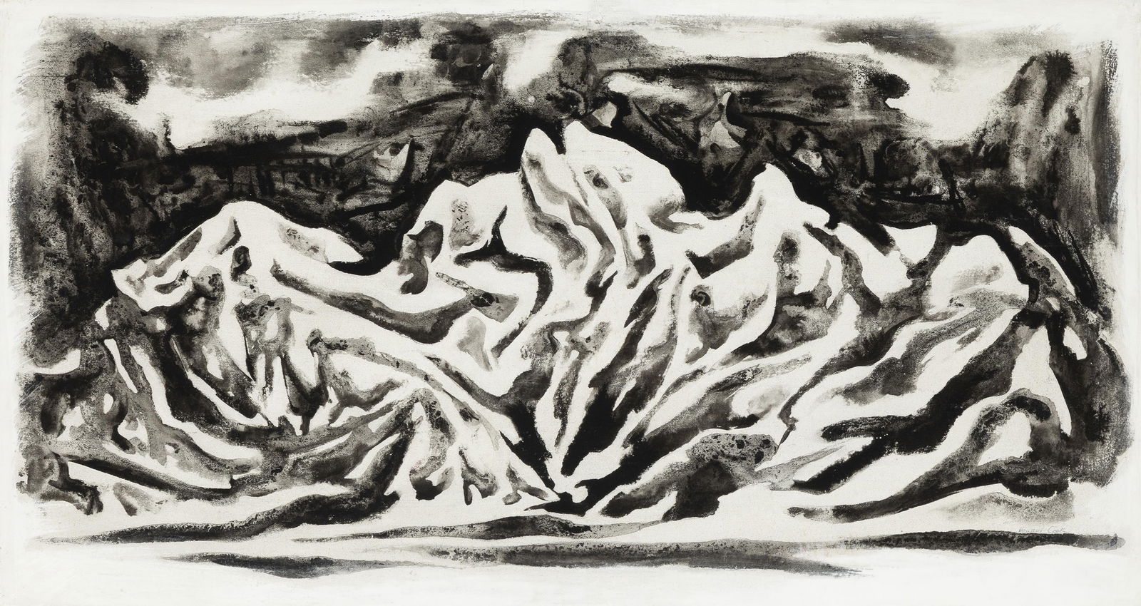 Howard Norton Cook, Taos Mountains (1 of 3)