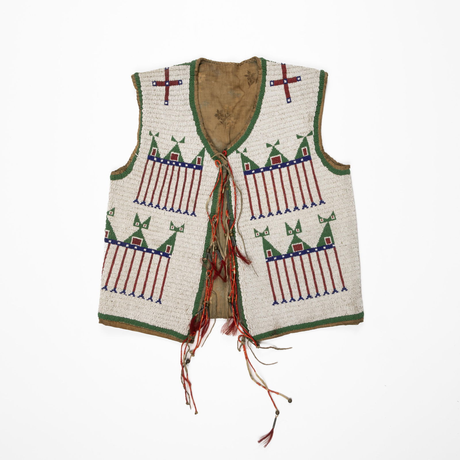 Sioux, Beaded Vest, ca. 1910 (1 of 3)