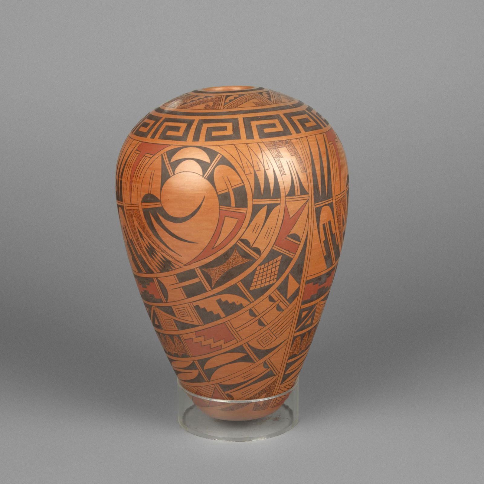 Gloria Kahe, Polychrome Vase, ca. 1990 (1 of 5)