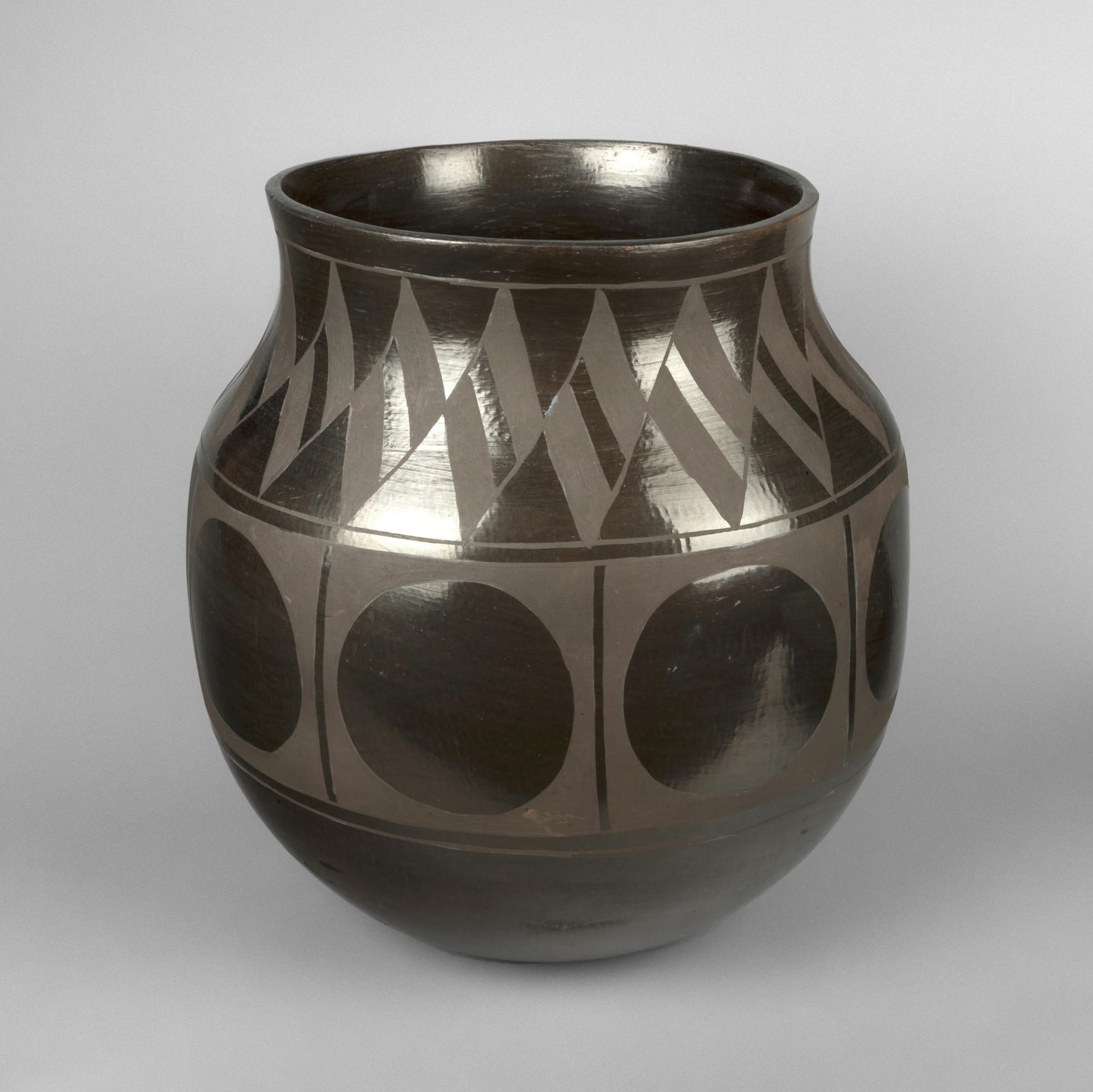 Rafaelita Aguilar, Blackware Pottery Storage Jar (1 of 3)