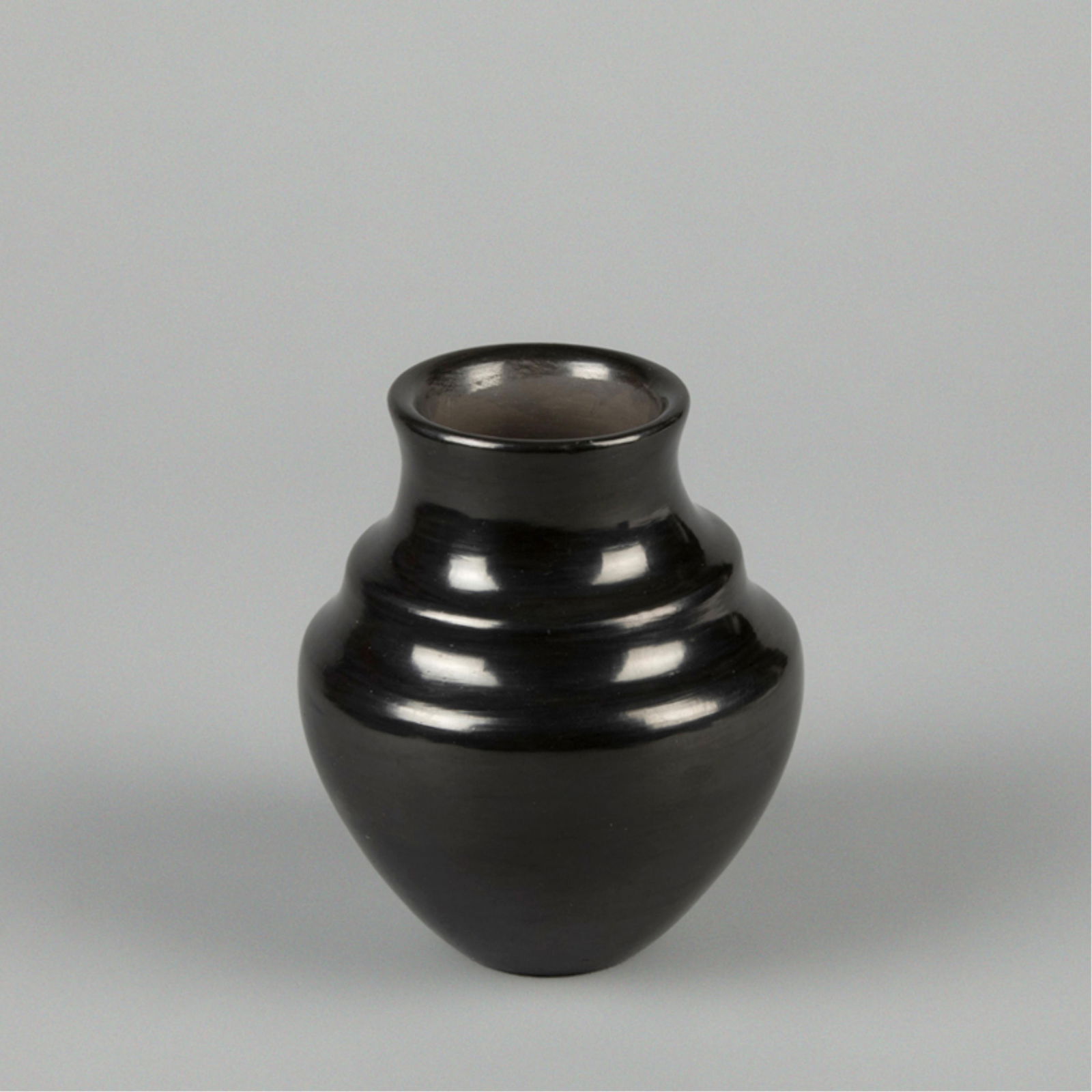 Tammy Borts Garcia, Polished Blackware Vase, 1990 (1 of 2)