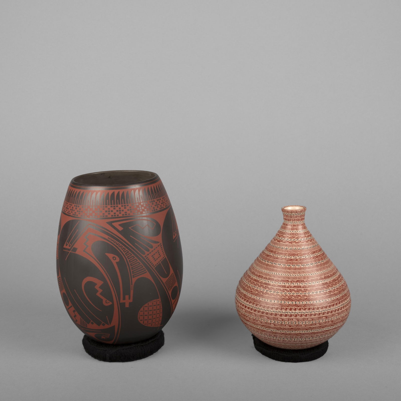 Mata Ortiz, Group of Two Pottery Vessels (1 of 6)
