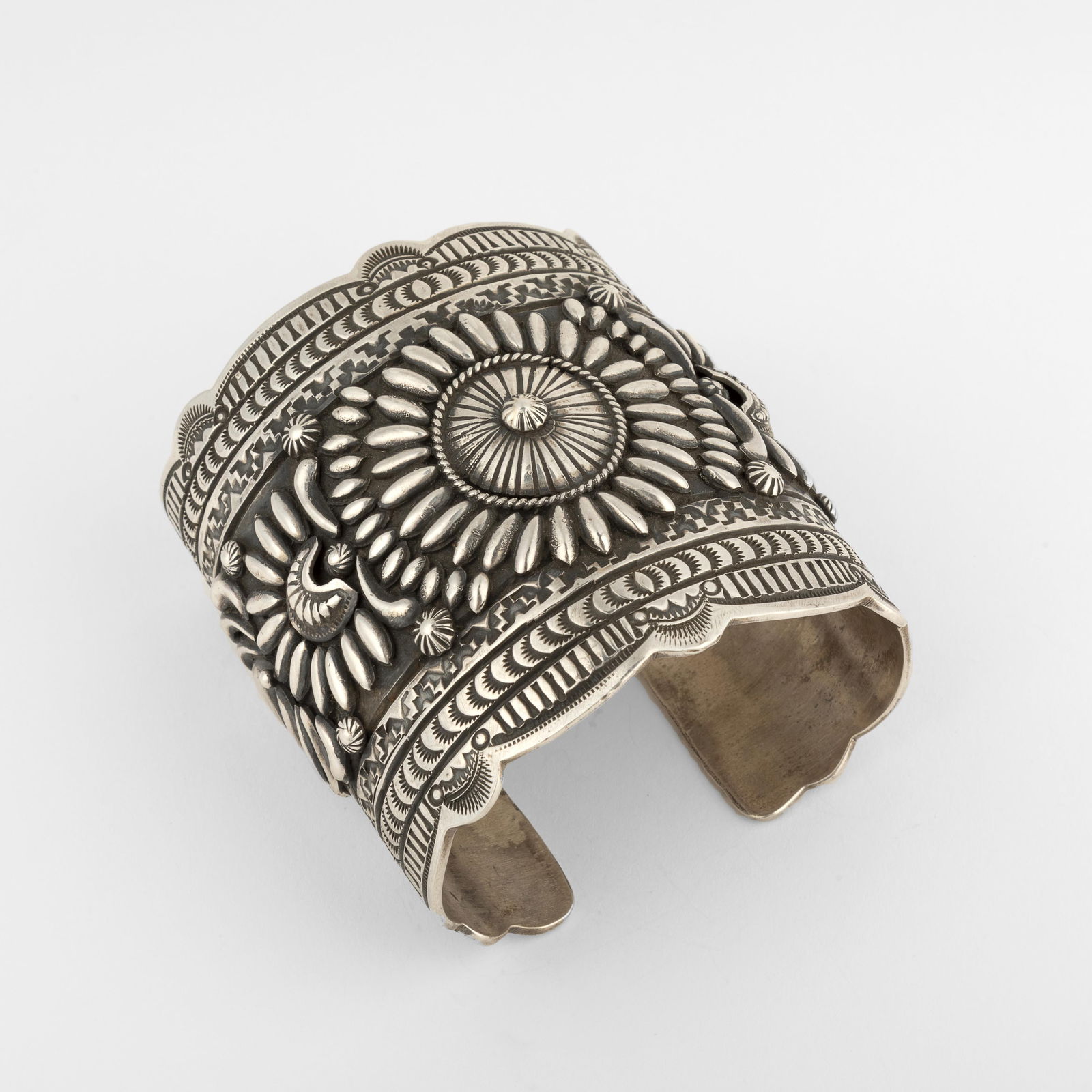 Darryl Becenti, Sterling Silver Cuff (1 of 3)