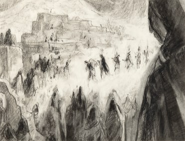 Gene Kloss, Untitled (Pueblo Ceremony)