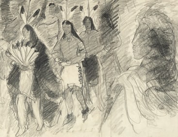 Gene Kloss, Untitled (Feather Dancers)