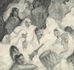 Gene Kloss, Untitled (Pueblo Figures)