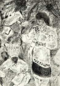 Gene Kloss, Untitled (Pueblo Ceremonial)