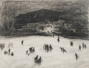 Gene Kloss, Untitled (Pueblo Winter)