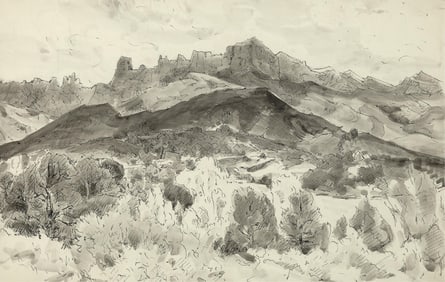 Gene Kloss, Untitled (Southwestern Landscape)