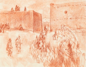 Gene Kloss, Untitled (Entering the Pueblo)