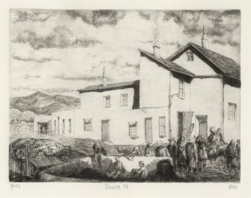 Bror Julius Olsson Nordfeldt, Santa Fe, ca. 1920 / 1968