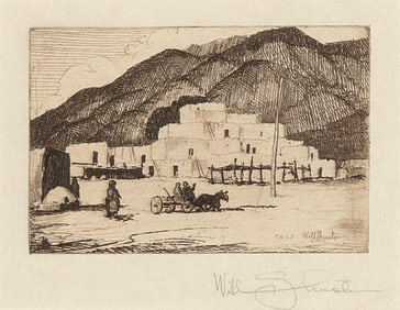 William Howard Shuster, Taos Pueblo, 1929