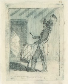 William Howard Shuster, Untitled (Indian Beating Drum), 1920