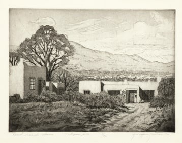 Geoffrey Lasko, Doel Reed's Home, Talpa, NM