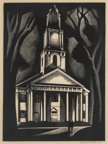 Howard Norton Cook, New England Church, 1931