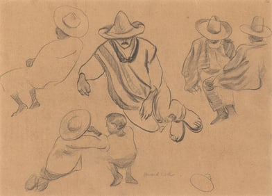 Howard Norton Cook, Mexican Market, 1931