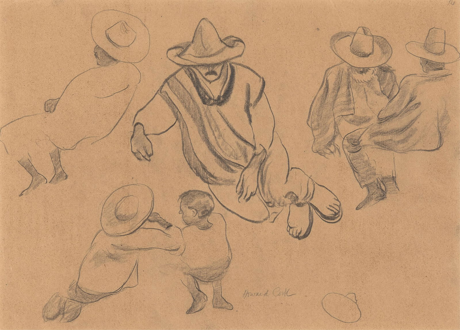 Howard Norton Cook, Mexican Market, 1931 (1 of 2)