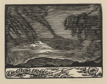 Howard Norton Cook, The Desert, 1926