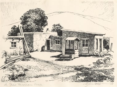 Coy Avon Seward, A New Mexican Well, 1925