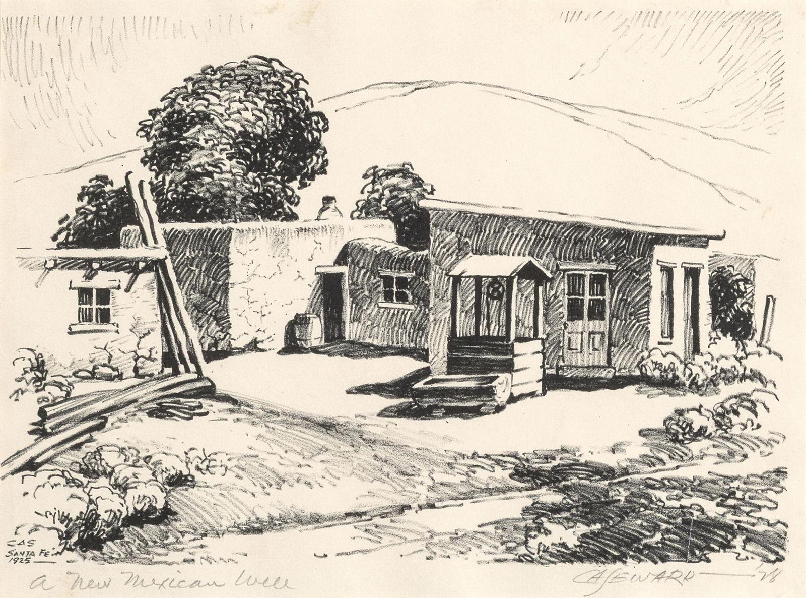 Coy Avon Seward, A New Mexican Well, 1925 (1 of 2)